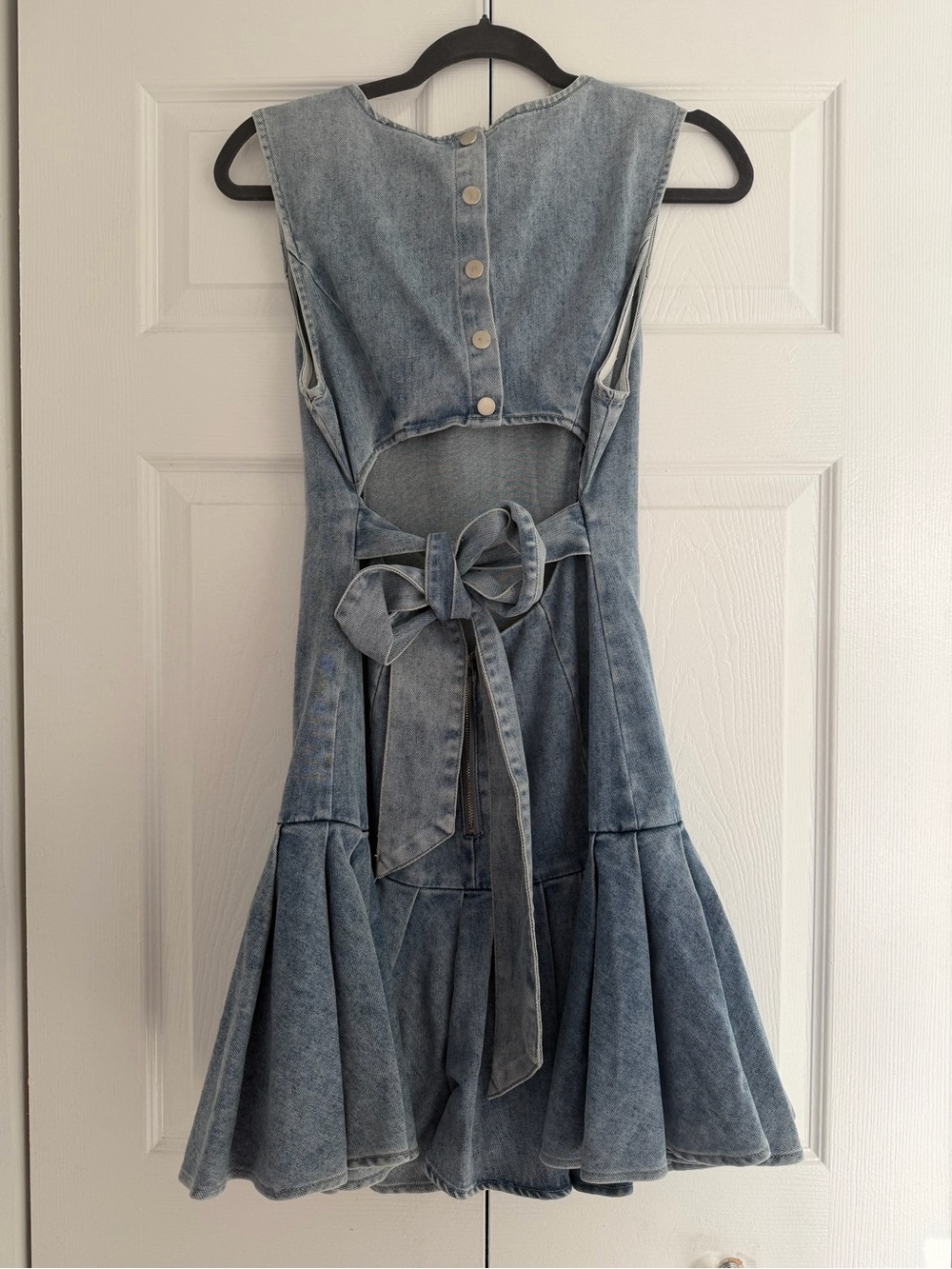 VICI Heartland Pleated Denim Mini Dress - Picture 5 of 9